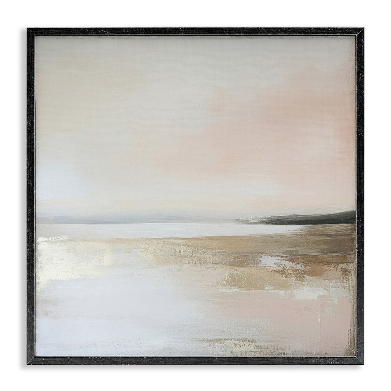 Stupell Industries Muted Landscape Hidden Coast Framed Giclee, design by Petal Prints Design